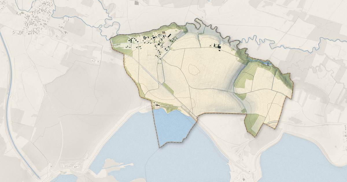 Portrait cartographique de Écollemont : relief, eau, forêts, bâti et voies, calculés à partir des données de l'IGN