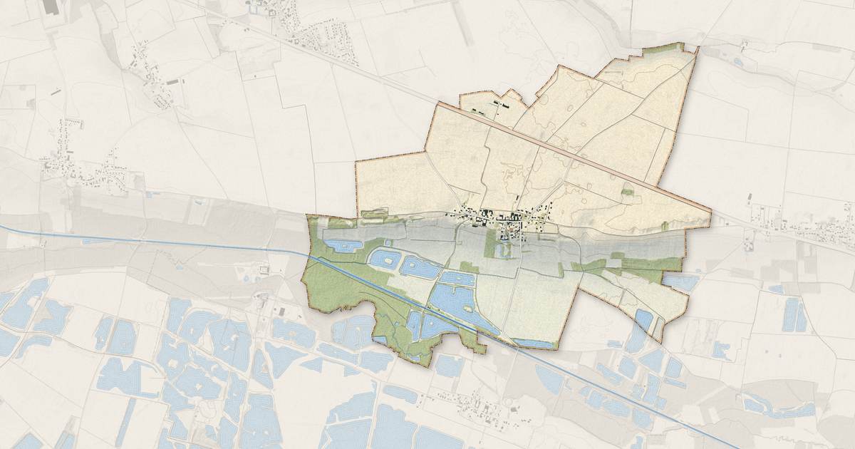 Portrait cartographique de Écriennes : relief, eau, forêts, bâti et voies, calculés à partir des données de l'IGN