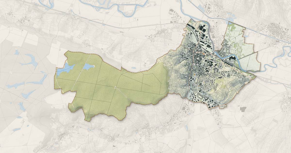 Portrait cartographique de Épernay : relief, eau, forêts, bâti et voies, calculés à partir des données de l'IGN
