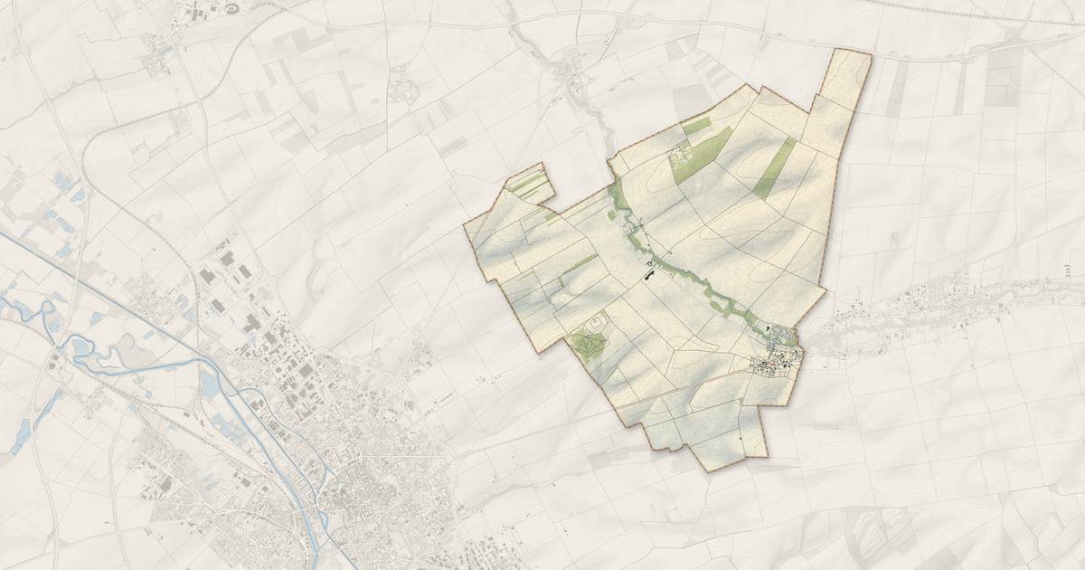 Portrait cartographique de L'Épine : relief, eau, forêts, bâti et voies, calculés à partir des données de l'IGN
