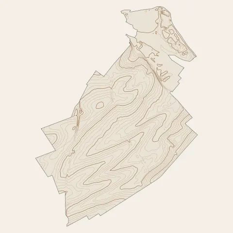 Fagnières : courbes de niveau