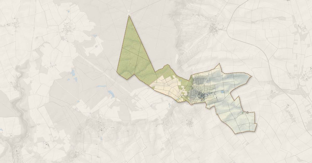 Portrait cartographique de Fontaine-Denis-Nuisy : relief, eau, forêts, bâti et voies, calculés à partir des données de l'IGN