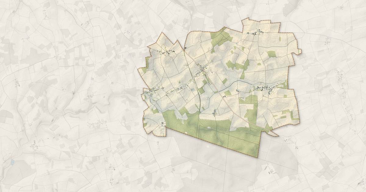 Portrait cartographique de Le Gault-Soigny : relief, eau, forêts, bâti et voies, calculés à partir des données de l'IGN