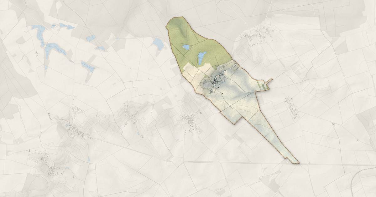 Portrait cartographique de Givry-lès-Loisy : relief, eau, forêts, bâti et voies, calculés à partir des données de l'IGN