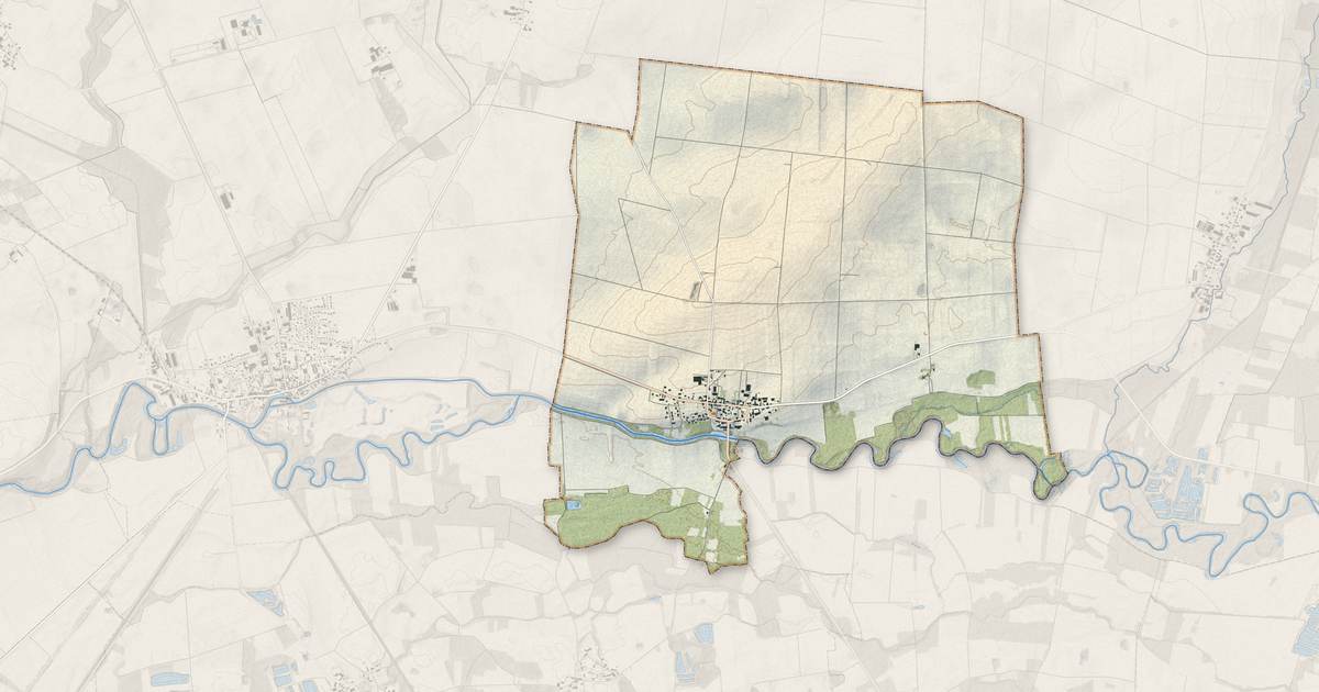 Portrait cartographique de Granges-sur-Aube : relief, eau, forêts, bâti et voies, calculés à partir des données de l'IGN