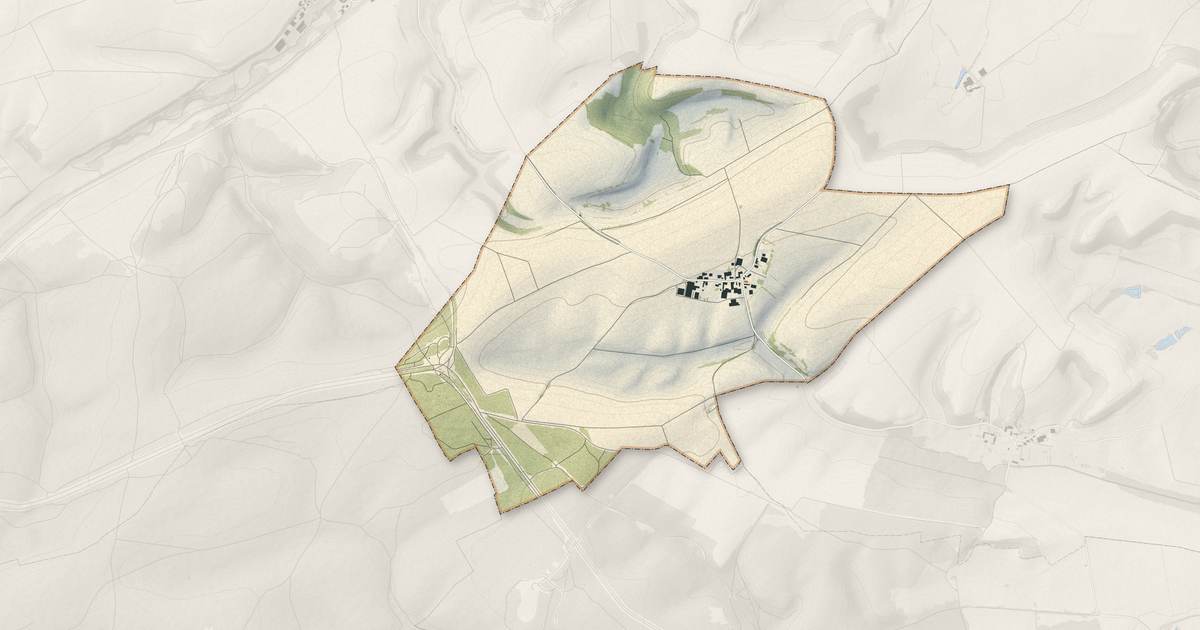 Portrait cartographique de Gratreuil : relief, eau, forêts, bâti et voies, calculés à partir des données de l'IGN