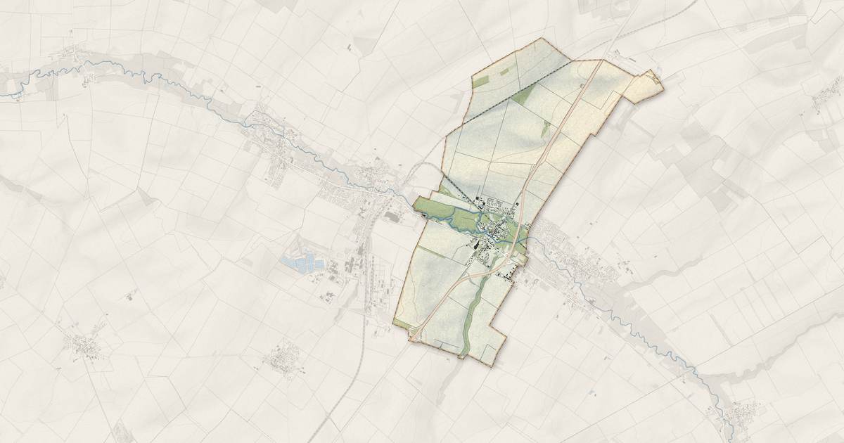 Portrait cartographique de Isles-sur-Suippe : relief, eau, forêts, bâti et voies, calculés à partir des données de l'IGN