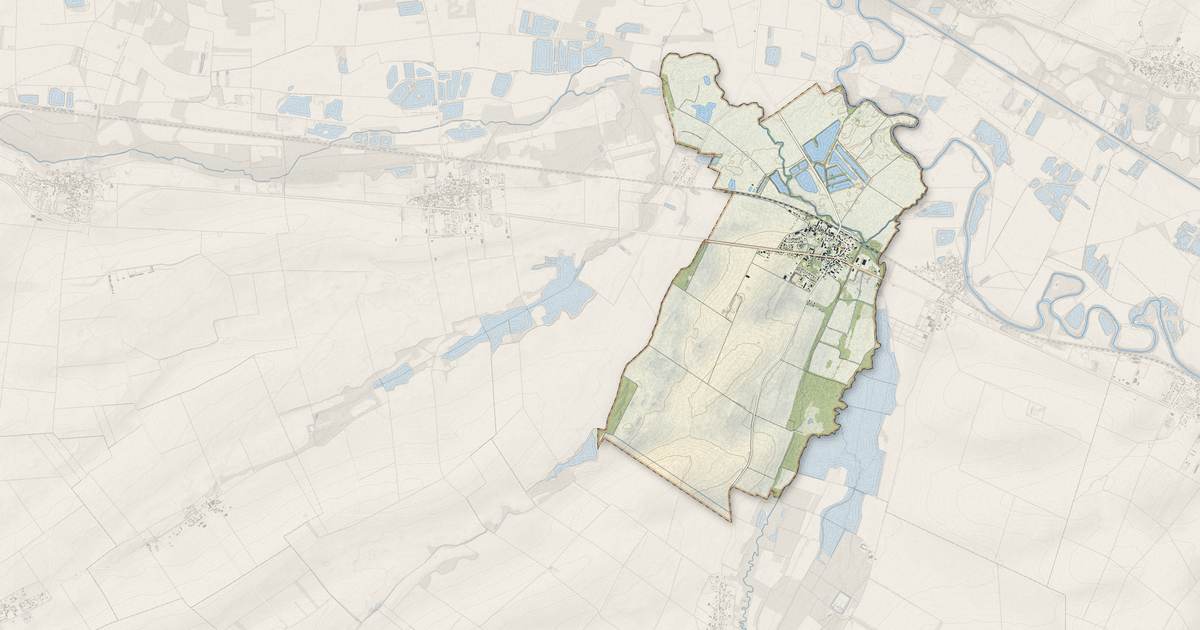 Portrait cartographique de Jâlons : relief, eau, forêts, bâti et voies, calculés à partir des données de l'IGN