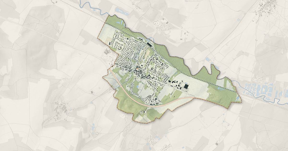 Portrait cartographique de Jonchery-sur-Vesle : relief, eau, forêts, bâti et voies, calculés à partir des données de l'IGN