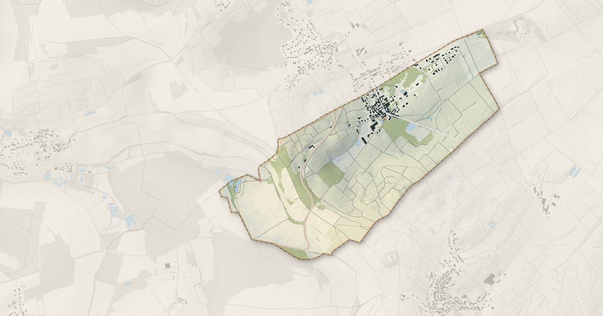 Portrait cartographique de Jouy-lès-Reims : relief, eau, forêts, bâti et voies, calculés à partir des données de l'IGN