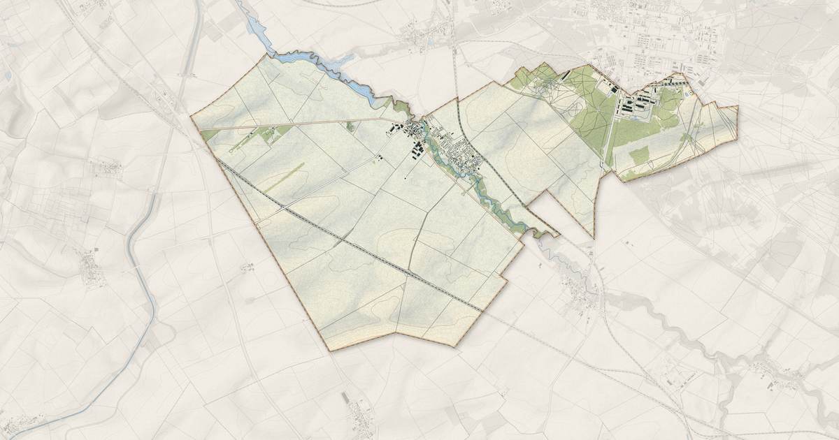 Portrait cartographique de Livry-Louvercy : relief, eau, forêts, bâti et voies, calculés à partir des données de l'IGN