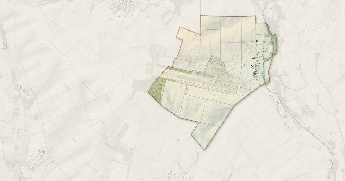 Portrait cartographique de Marigny : relief, eau, forêts, bâti et voies, calculés à partir des données de l'IGN