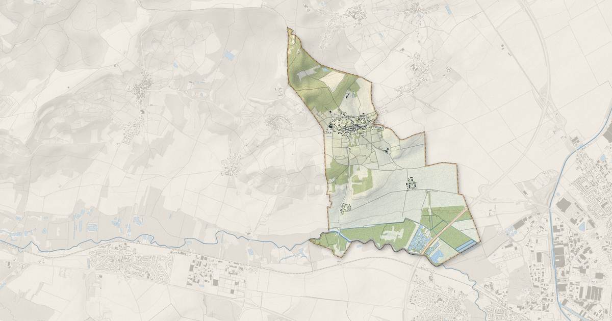 Portrait cartographique de Merfy : relief, eau, forêts, bâti et voies, calculés à partir des données de l'IGN