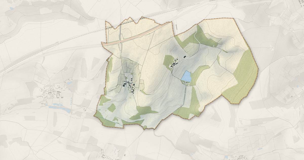 Portrait cartographique de Méry-Prémecy : relief, eau, forêts, bâti et voies, calculés à partir des données de l'IGN
