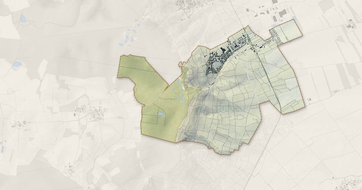 Portrait cartographique de Le Mesnil-sur-Oger : relief, eau, forêts, bâti et voies, calculés à partir des données de l'IGN