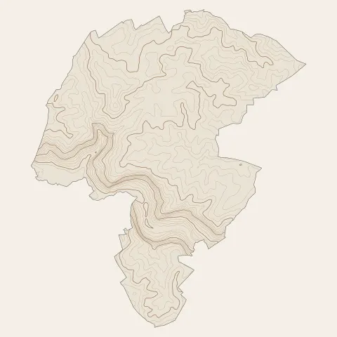 Montmirail : courbes de niveau