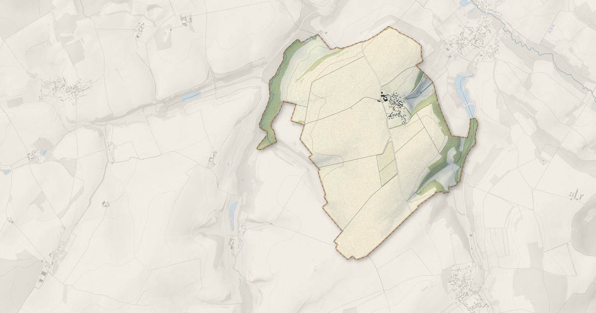 Portrait cartographique de Mont-sur-Courville : relief, eau, forêts, bâti et voies, calculés à partir des données de l'IGN
