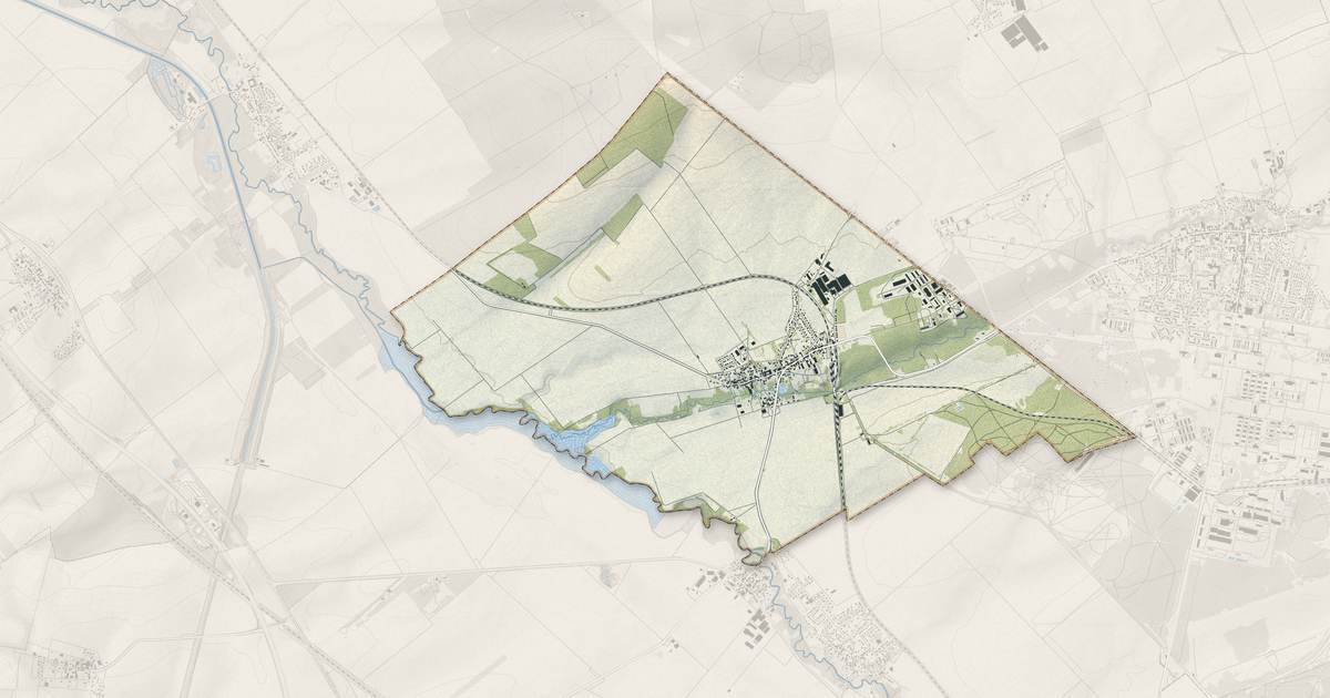Portrait cartographique de Mourmelon-le-Petit : relief, eau, forêts, bâti et voies, calculés à partir des données de l'IGN