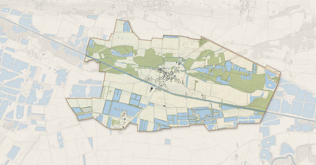 Portrait cartographique de Orconte : relief, eau, forêts, bâti et voies, calculés à partir des données de l'IGN