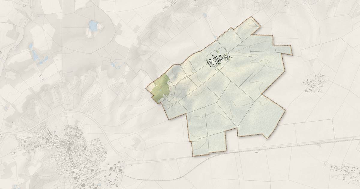 Portrait cartographique de Péas : relief, eau, forêts, bâti et voies, calculés à partir des données de l'IGN