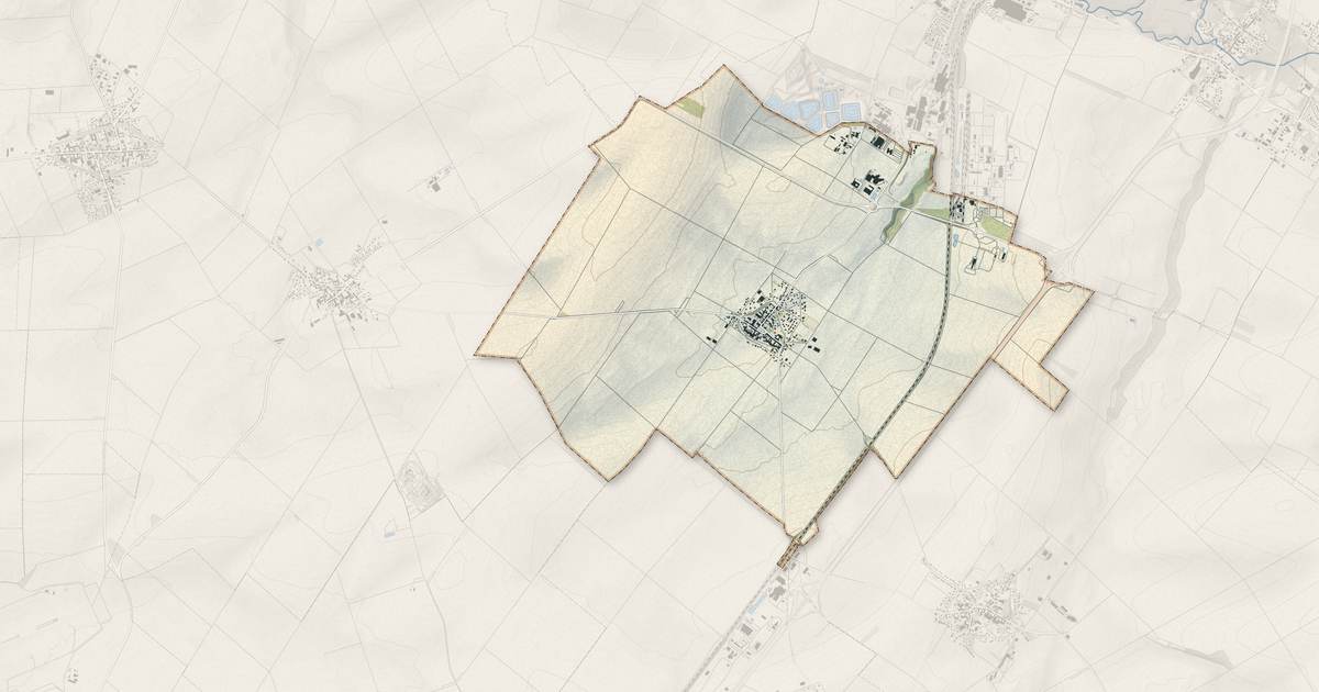 Portrait cartographique de Pomacle : relief, eau, forêts, bâti et voies, calculés à partir des données de l'IGN