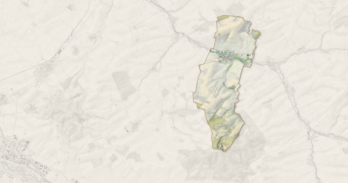 Portrait cartographique de Pontfaverger-Moronvilliers : relief, eau, forêts, bâti et voies, calculés à partir des données de l'IGN