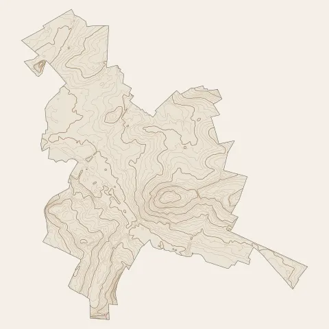 Reims : courbes de niveau