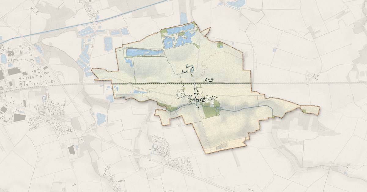 Portrait cartographique de Reims-la-Brûlée : relief, eau, forêts, bâti et voies, calculés à partir des données de l'IGN