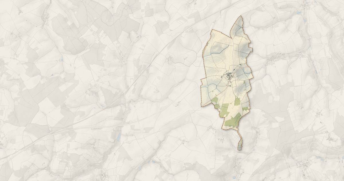 Portrait cartographique de Romigny : relief, eau, forêts, bâti et voies, calculés à partir des données de l'IGN