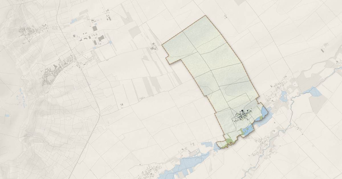 Portrait cartographique de Rouffy : relief, eau, forêts, bâti et voies, calculés à partir des données de l'IGN