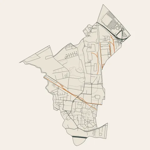 Saint-Brice-Courcelles : voies