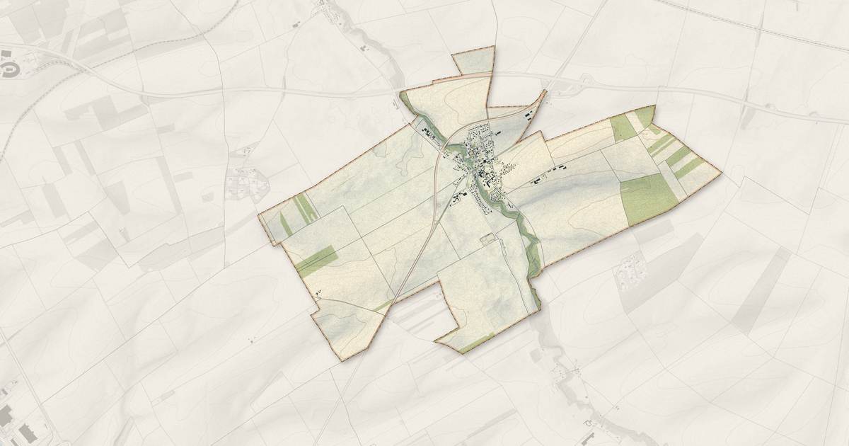 Portrait cartographique de Saint-Étienne-au-Temple : relief, eau, forêts, bâti et voies, calculés à partir des données de l'IGN