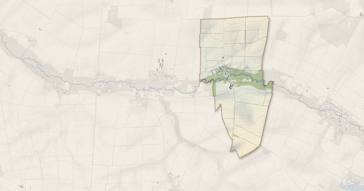 Portrait cartographique de Saint-Étienne-sur-Suippe : relief, eau, forêts, bâti et voies, calculés à partir des données de l'IGN