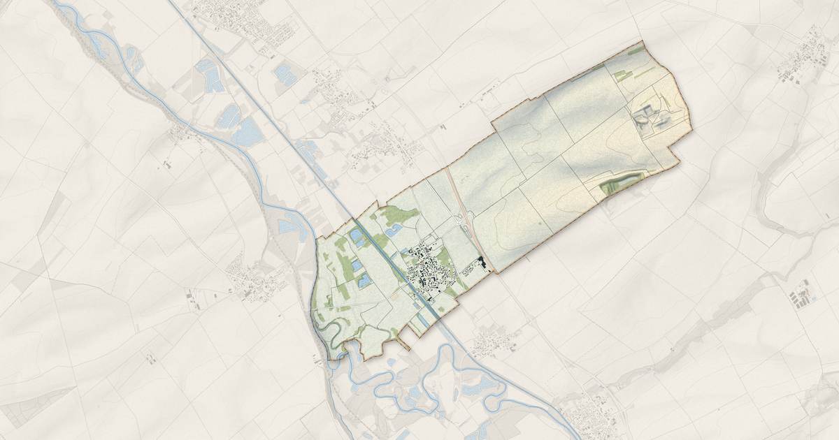 Portrait cartographique de Saint-Germain-la-Ville : relief, eau, forêts, bâti et voies, calculés à partir des données de l'IGN