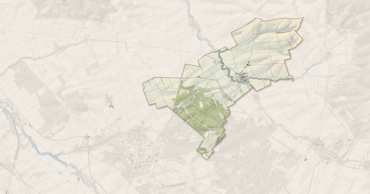 Portrait cartographique de Saint-Hilaire-le-Grand : relief, eau, forêts, bâti et voies, calculés à partir des données de l'IGN