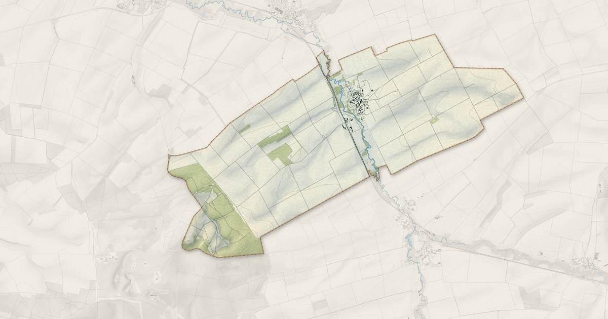 Portrait cartographique de Saint-Hilaire-le-Petit : relief, eau, forêts, bâti et voies, calculés à partir des données de l'IGN