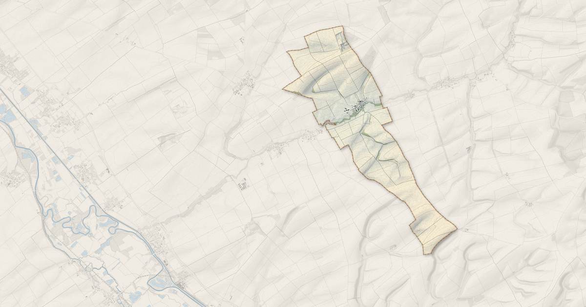 Portrait cartographique de Saint-Jean-sur-Moivre : relief, eau, forêts, bâti et voies, calculés à partir des données de l'IGN