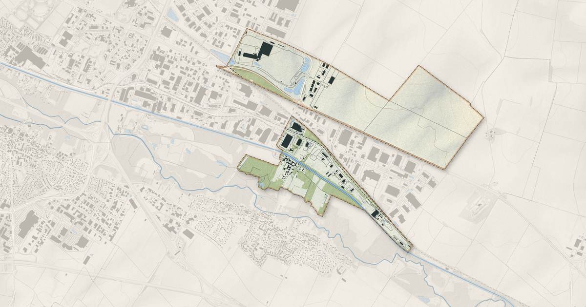 Portrait cartographique de Saint-Léonard : relief, eau, forêts, bâti et voies, calculés à partir des données de l'IGN