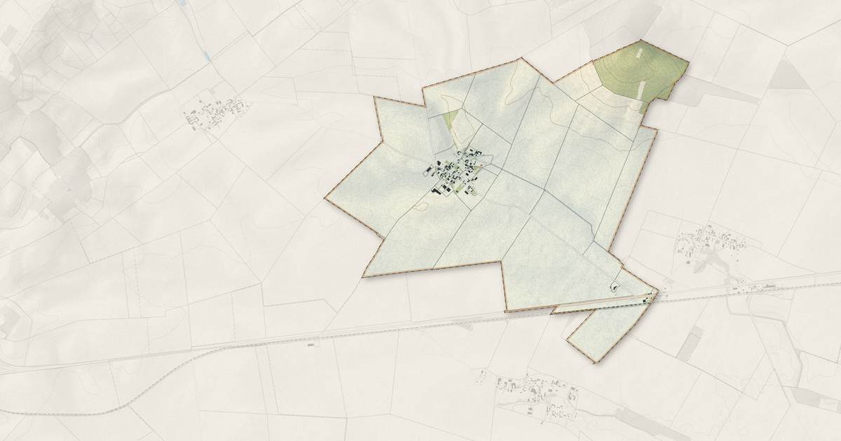 Portrait cartographique de Saint-Loup : relief, eau, forêts, bâti et voies, calculés à partir des données de l'IGN