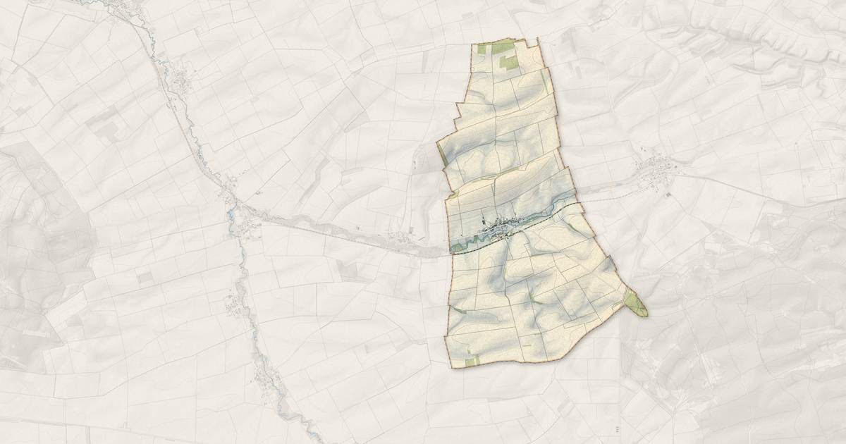 Portrait cartographique de Sainte-Marie-à-Py : relief, eau, forêts, bâti et voies, calculés à partir des données de l'IGN
