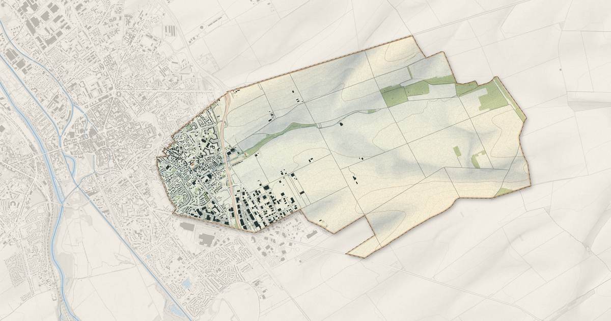 Portrait cartographique de Saint-Memmie : relief, eau, forêts, bâti et voies, calculés à partir des données de l'IGN