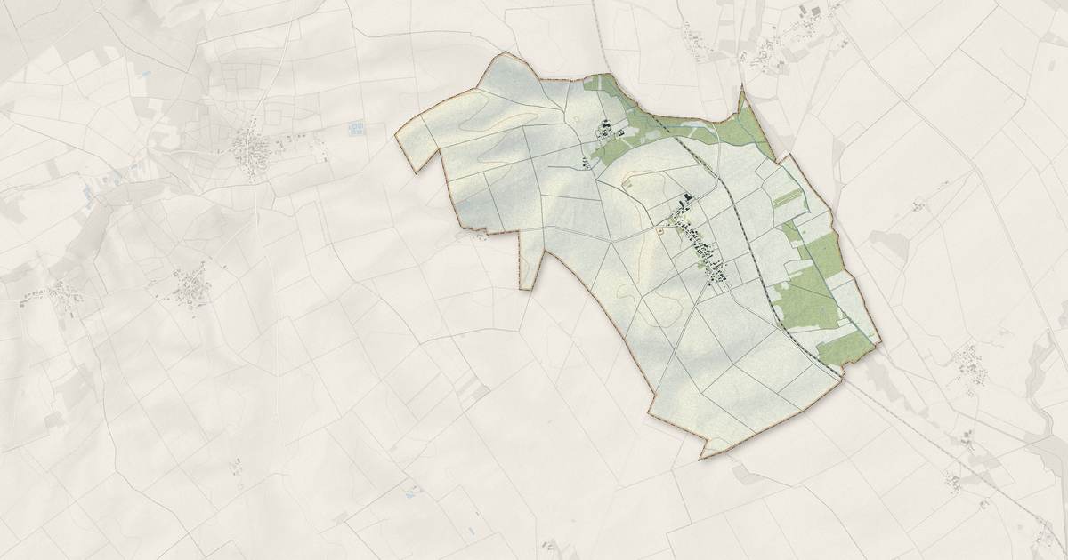 Portrait cartographique de Saint-Quentin-le-Verger : relief, eau, forêts, bâti et voies, calculés à partir des données de l'IGN