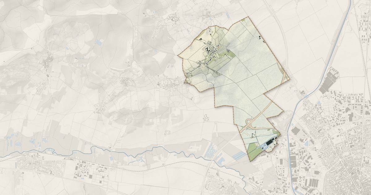 Portrait cartographique de Saint-Thierry : relief, eau, forêts, bâti et voies, calculés à partir des données de l'IGN