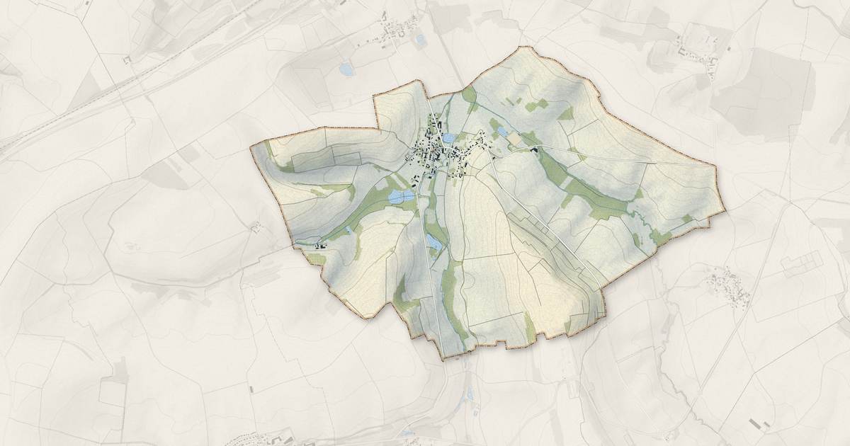 Portrait cartographique de Sarcy : relief, eau, forêts, bâti et voies, calculés à partir des données de l'IGN