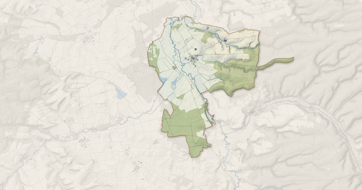 Portrait cartographique de Servon-Melzicourt : relief, eau, forêts, bâti et voies, calculés à partir des données de l'IGN