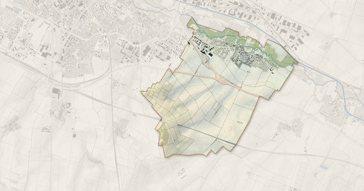 Portrait cartographique de Taissy : relief, eau, forêts, bâti et voies, calculés à partir des données de l'IGN