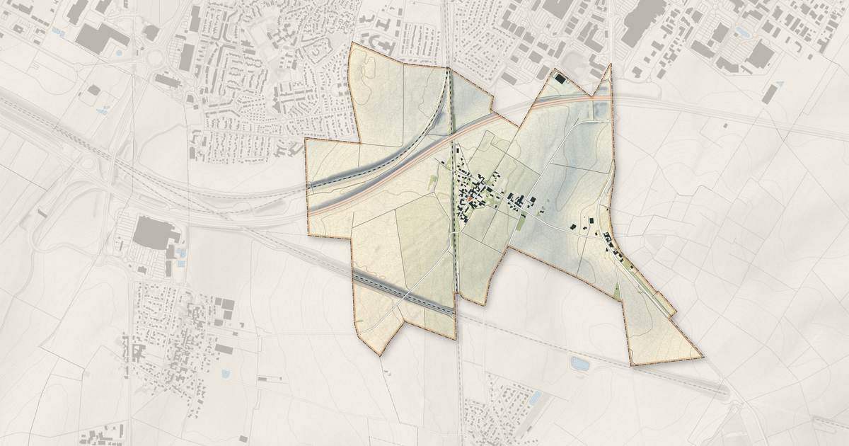 Portrait cartographique de Trois-Puits : relief, eau, forêts, bâti et voies, calculés à partir des données de l'IGN