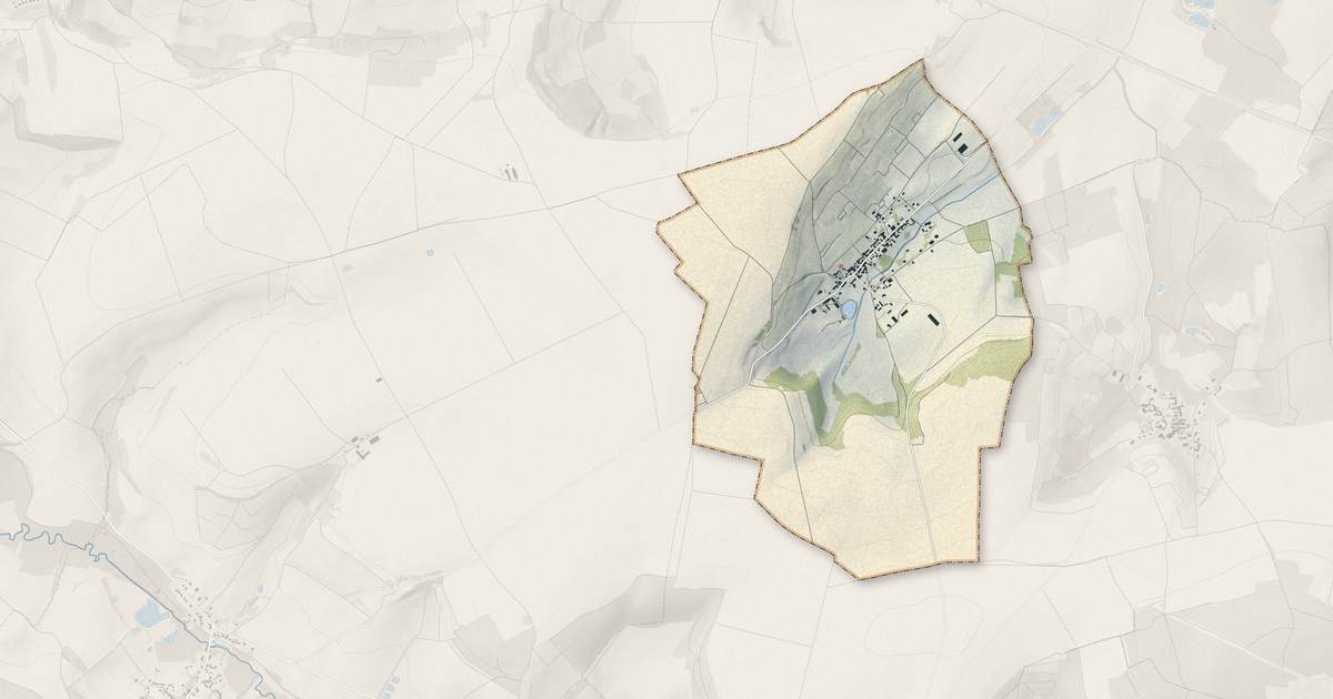 Portrait cartographique de Unchair : relief, eau, forêts, bâti et voies, calculés à partir des données de l'IGN