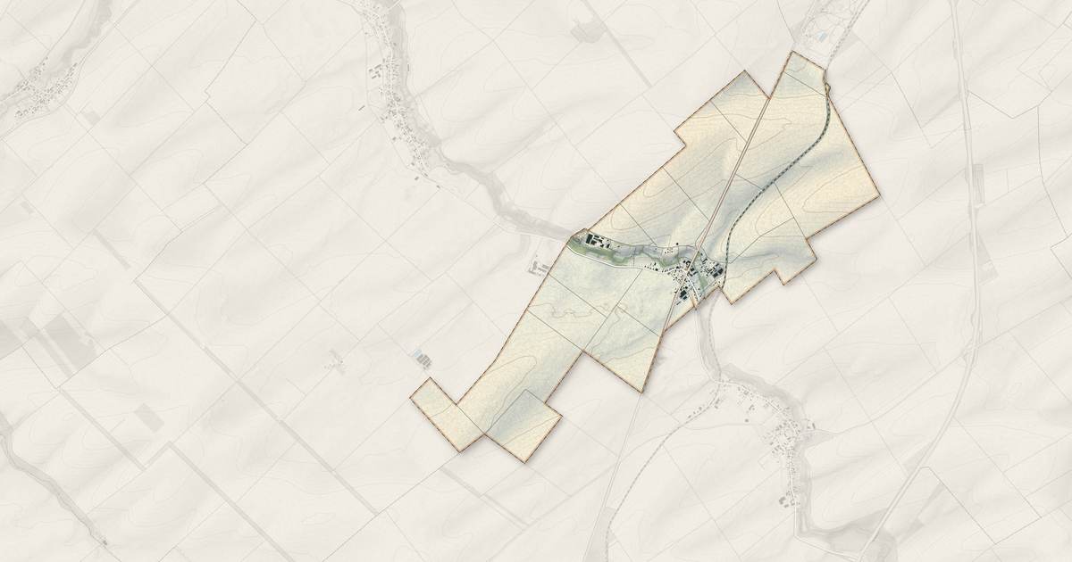 Portrait cartographique de Vatry : relief, eau, forêts, bâti et voies, calculés à partir des données de l'IGN