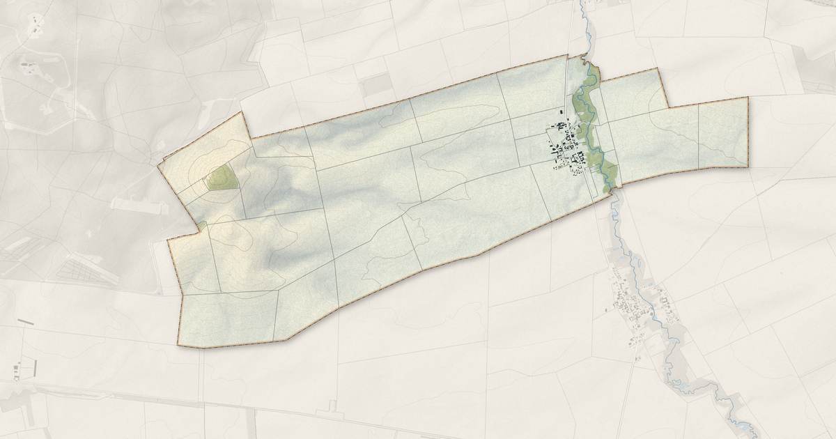 Portrait cartographique de Vaudesincourt : relief, eau, forêts, bâti et voies, calculés à partir des données de l'IGN